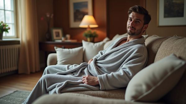 Pourquoi opter pour un peignoir éponge homme confortable ?